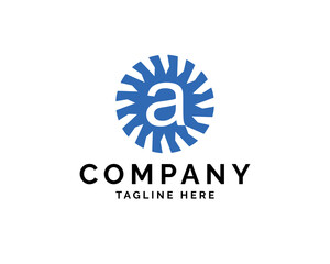 letter A community logo company