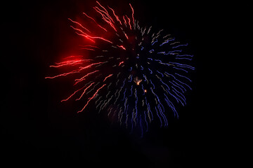 fireworks in the night