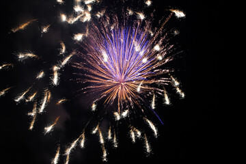 fireworks in the sky