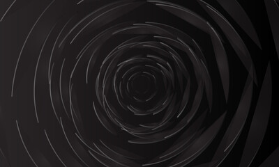 Blur and Blind Spiral Object