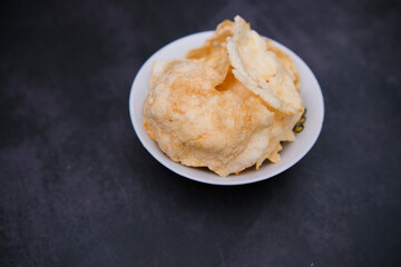 Melinjo crackers are one of the typical crackers from Indonesia made from melinjo seeds