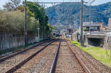 Obraz premium 鉄道