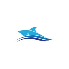 Obraz premium Shark illustration Logo design icon