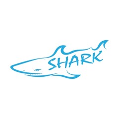 Obraz premium Shark illustration Logo design icon