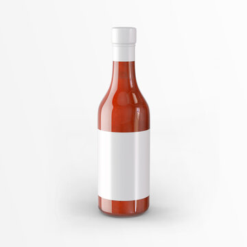 Sauce Bottles Stock Photo - Download Image Now - Bottle, Sauce