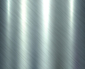 Metal silver steel texture background, brushed metallic texture plate pattern, vector illustration.