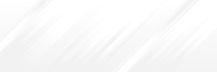Abstract white Geometric banner design background.