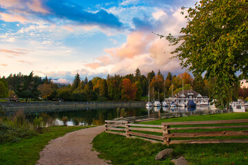 Obraz premium landscape with lake