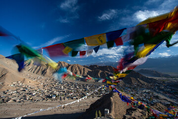 prayers in the wind on ladakh