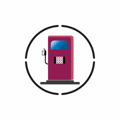 Fuel Vector Icon Template Background