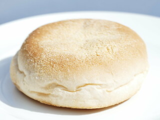 bread on a plate