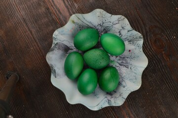 Obraz na płótnie Canvas eggs in a nest