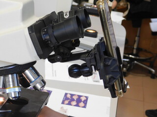 Fototapeta na wymiar microscopio