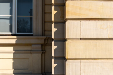 close up of the reconstructed facade of the Berlin city palace
