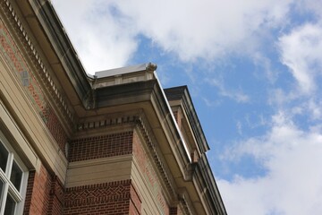 Obraz premium building with blue sky