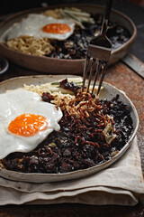 Jajangmyeon or JJajangmyeon is Korean Noodle