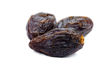 prunes isolated on a white background