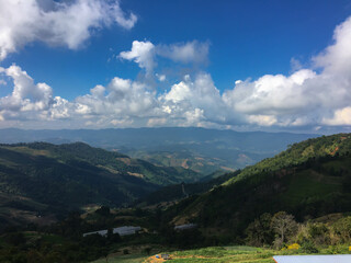 landscape in the mountains