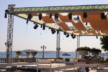 Truss of wedding stage