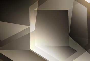 Light Gray vector abstract mosaic background.