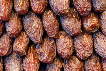 beautiful dried, large medina date palm fruit