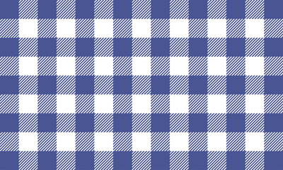Red white gingham pattern and fabric vintage design flat vector illustration.