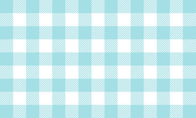 Red white gingham pattern and fabric vintage design flat vector illustration.