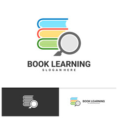 Find Book logo vector template, Creative Book logo design concepts