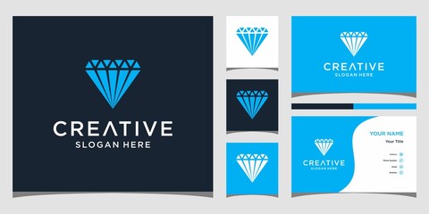 Diamond logo icon. brilliant vector illustration
