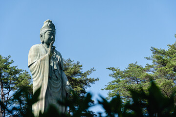 塩船観音寺　塩船平和観音立像