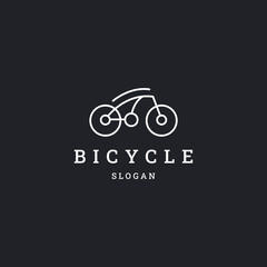 Bicycle logo icon design template vector illustration