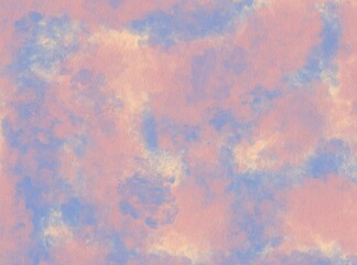 pink blue yellow mix colorful hand drawn abstract watercolor paint background