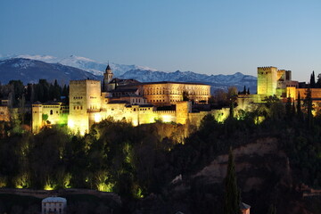 Fototapeta na wymiar spagna, andalusia, granada, alhambra, alcazaba