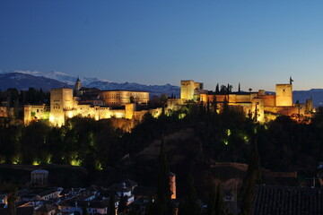 Fototapeta na wymiar spagna, andalusia, granada, alhambra, alcazaba