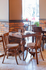 Interior of a modern urban restaurant