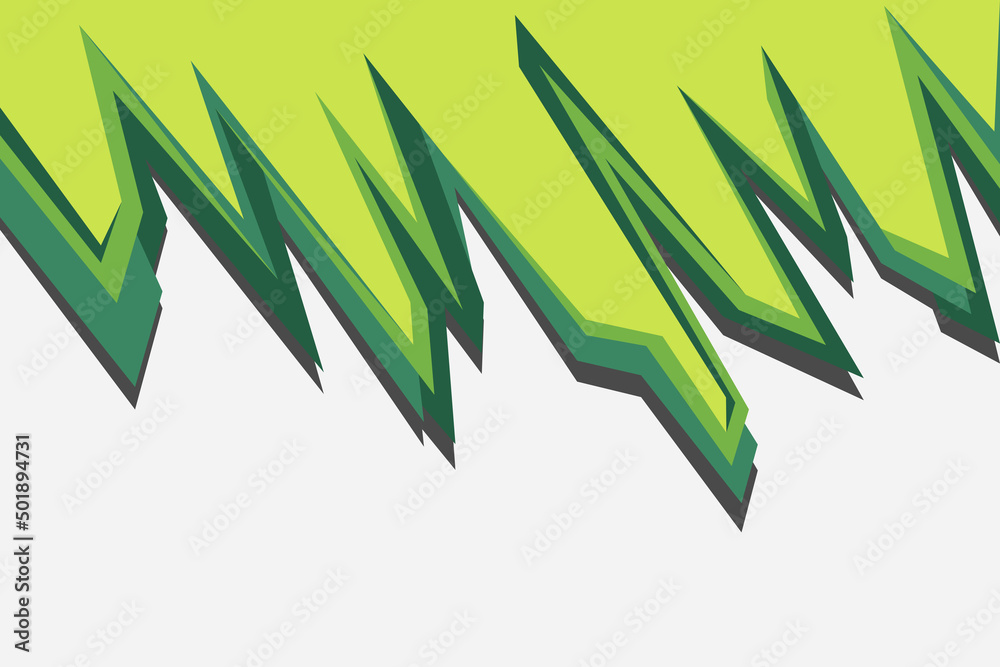Poster abstract background with sharp and zigzag line pattern