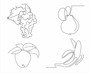 Food - Fruit - Flat Icon Set
