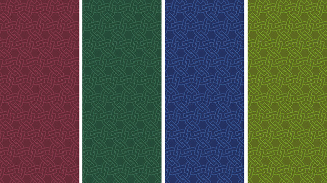 Selcuklu Mosaics, Anatolian architecture, Islamic Figure, abstract vector pattern