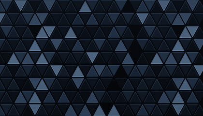 Fototapeta premium abstract geometric triangle pattern in black and white as wallpaper and decoration background