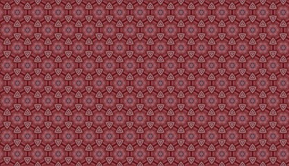 Trendy Seamless Pattern, Abstract Background. Tileable Geometric Grunge Repetitive Retro Wallpaper. Bizarre Art Illustration