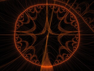 Imaginatory fractal abstract background Image