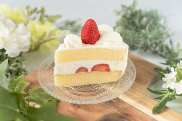 イチゴのショートケーキ