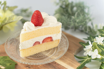 イチゴのショートケーキ