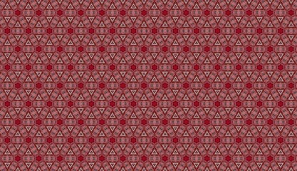 Trendy Seamless Pattern, Abstract Background. Tileable Geometric Grunge Repetitive Retro Wallpaper. Bizarre Art Illustration