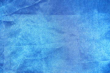 blue fabric texture for textile background close up
