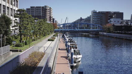 Tokyo Riverside landscape Japan