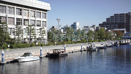 Tokyo Riverside landscape Japan