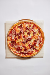pizza isolated on white