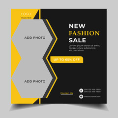 New special fashion sale instagram, web ads post, And social media banner template design
