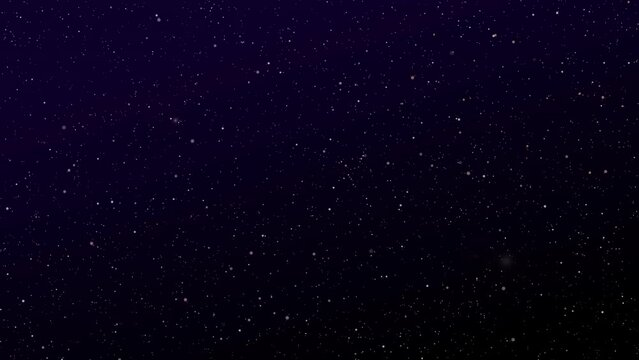 Animated motion background for a starship with blinked stars and trails. Ideal for video, logo background, or your animated film. Dark blue outta space backdrop 2022